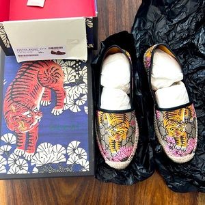 Gucci GG Bengal Tiger Espadrilles